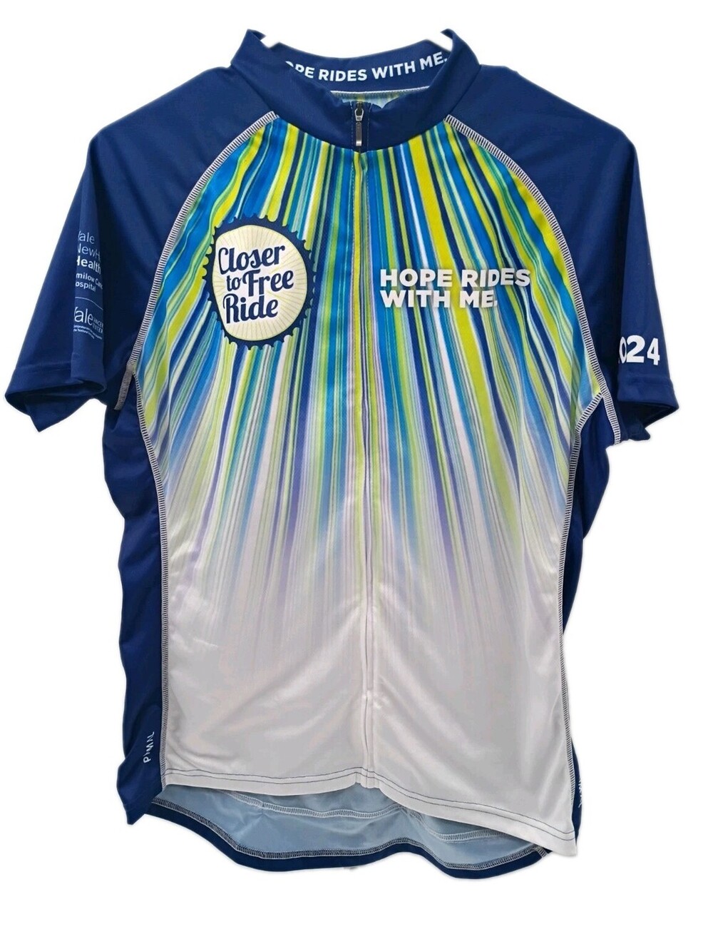 Primal Ride Closer to Free Cycling Jersey Womens 2XL Multicolor Biking Athletic